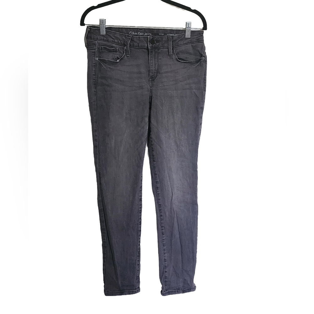 Calvin Klein Women's Dark Gray Skinny Jeans